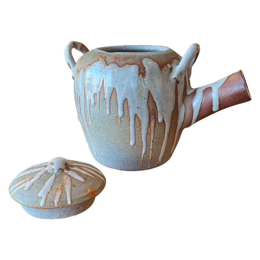 Drip Glaze Ceramic Teapot