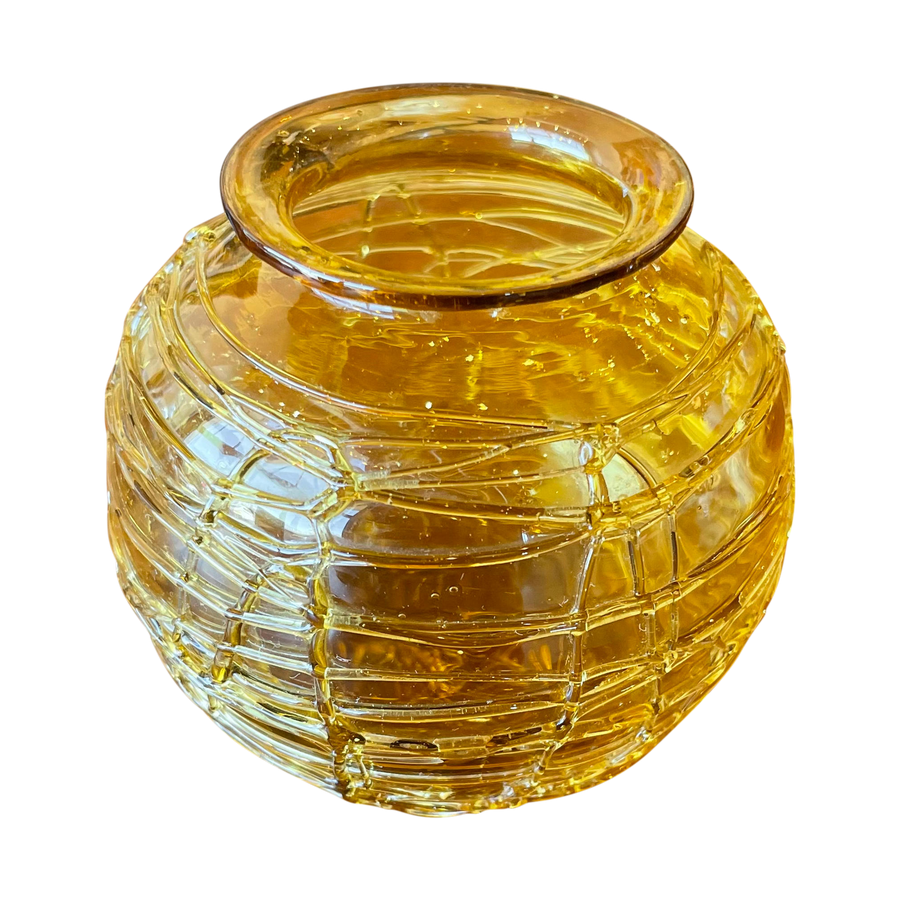Spider Glass Bud Vase