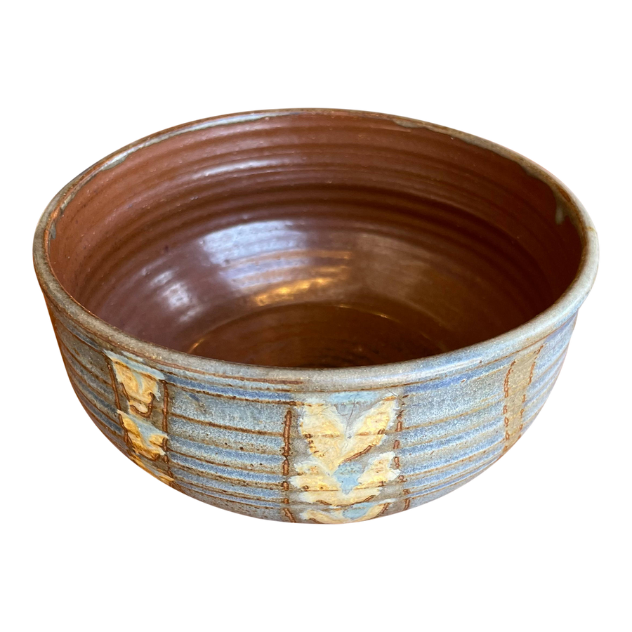 Blue Patterned Ceramic Bowl