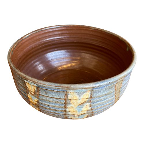 Blue Patterned Ceramic Bowl