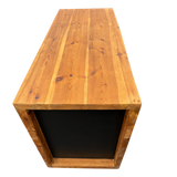 Spanish Pine Six Drawer Atelier Cabinet on Casters