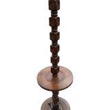 Collection of French Turned Wood Floor Lamps