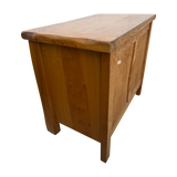 French Solid Elm Three Drawer Cabinet