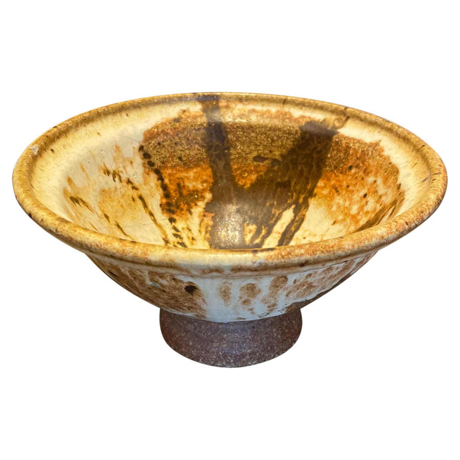 Studio Pottery Bowl on Stand