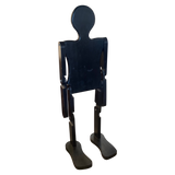 Articulating Wooden Figure in Black