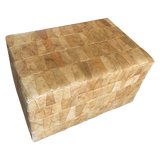 Rectangular Leather Patchwork De Sede Ottoman