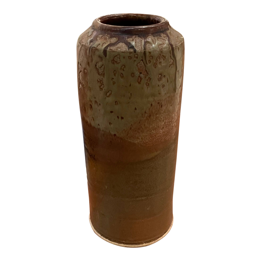 Tall Mixed Glaze Vase
