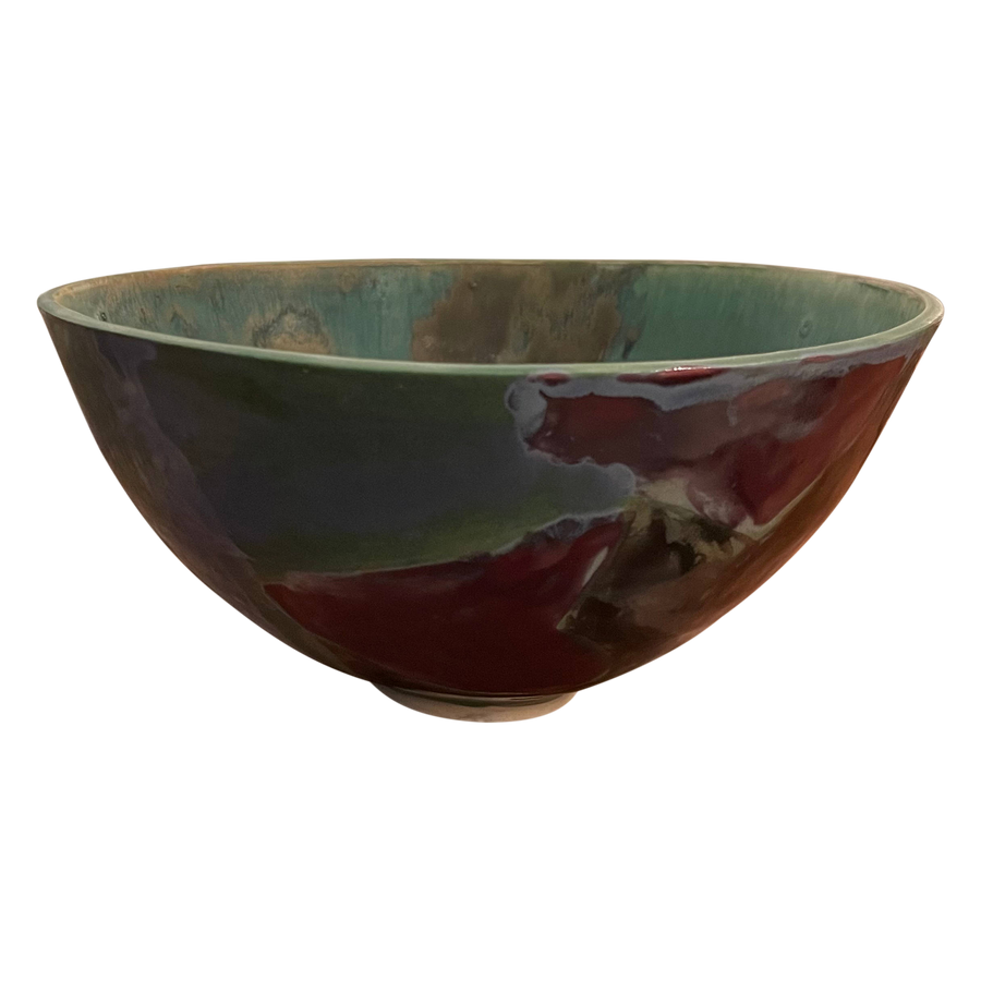 Colorful Glazed Bowl