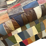 Multicolor Patchwork Leather De Sede Ottoman