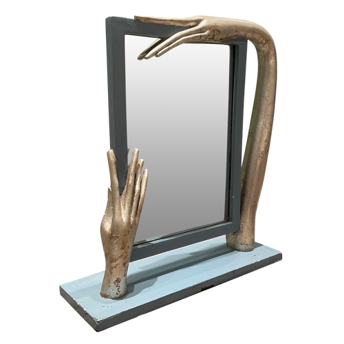 Hand Motif Vanity Mirror