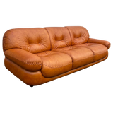 Cognac 'Sapporo' Sofa by Mobil Girgi