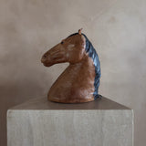 Wooden Horse Head Sculpture
