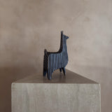Ceramic Llama Sculpture