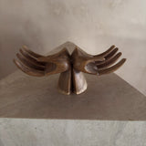 Double Open Palm Sculpture