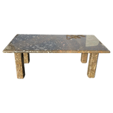 Orthoceras Fossil Limestone Coffee Table