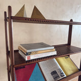 Mid Century Walnut Storage Shelf
