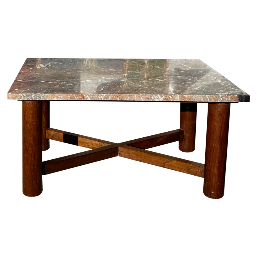Marble Top End Table