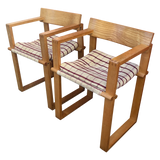 Oak Frame Chair by Ate Van Apeldoorn, 1960s