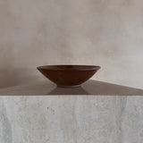 Shallow Rust Pattern Ceramic Bowl