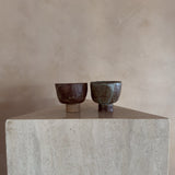 Footed Brutalist Studio Ceramic Cup