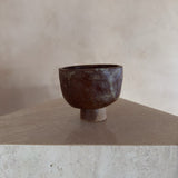 Footed Brutalist Studio Ceramic Cup