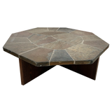 Octagonal Tile Top Coffee Table