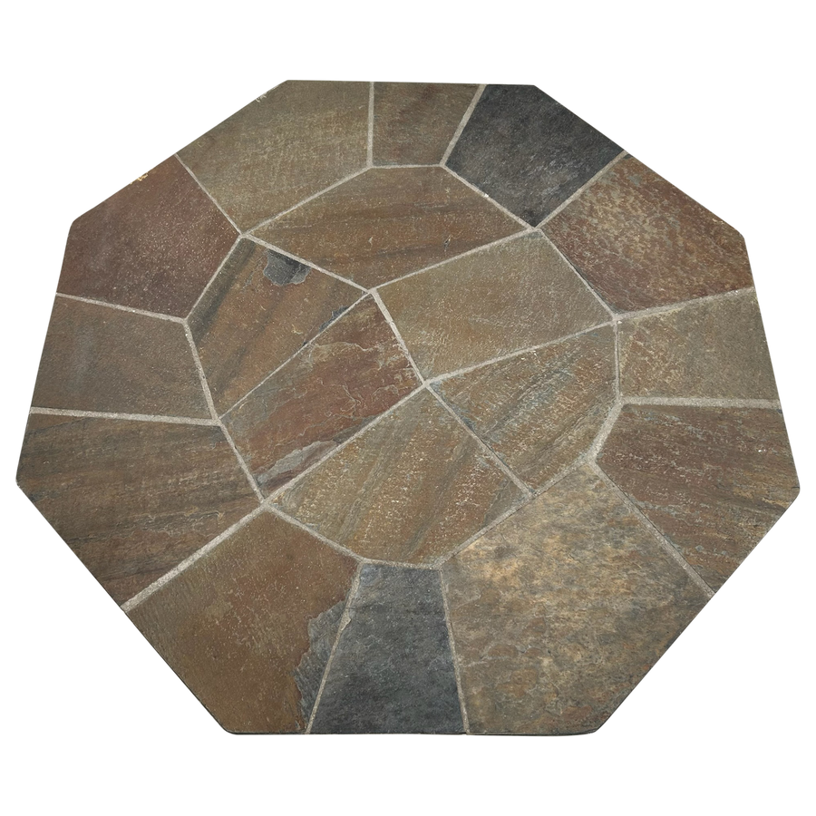 Octagonal Tile Top Coffee Table