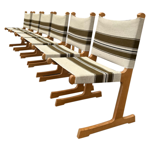 Set of 6 '594' Dining Chairs by Adrian & Ditte Heath for France & Søn, 1960s