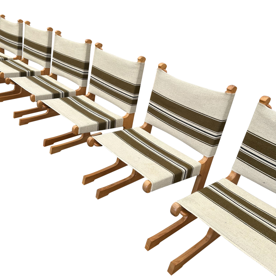 Set of 6 '594' Dining Chairs by Adrian & Ditte Heath for France & Søn, 1960s