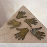 Hammered Brass Hand Object