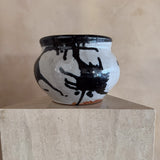 Rounded Glazed Ceramic Vessel
