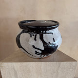 Rounded Glazed Ceramic Vessel