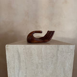 Medium Wooden Open Palm Sculpture