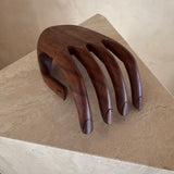 Medium Wooden Open Palm Sculpture