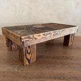 Palenque Madera Reclaimed Fir Low Coffee Table, 1970s