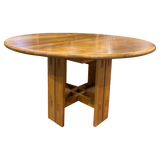 Maison Regain Solid Elm Round Dining Table