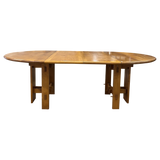 Maison Regain Solid Elm Round Dining Table