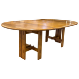 Maison Regain Solid Elm Round Dining Table