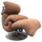 Sculptural Postmodern Lounge Chair, Saporiti, 1970s