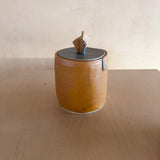 Four Studio Ceramic Lidded Canisters