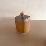 Four Studio Ceramic Lidded Canisters