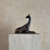 Metal Giraffe Sculpture