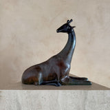 Metal Giraffe Sculpture