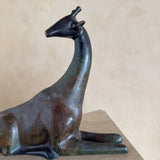 Metal Giraffe Sculpture