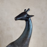Metal Giraffe Sculpture