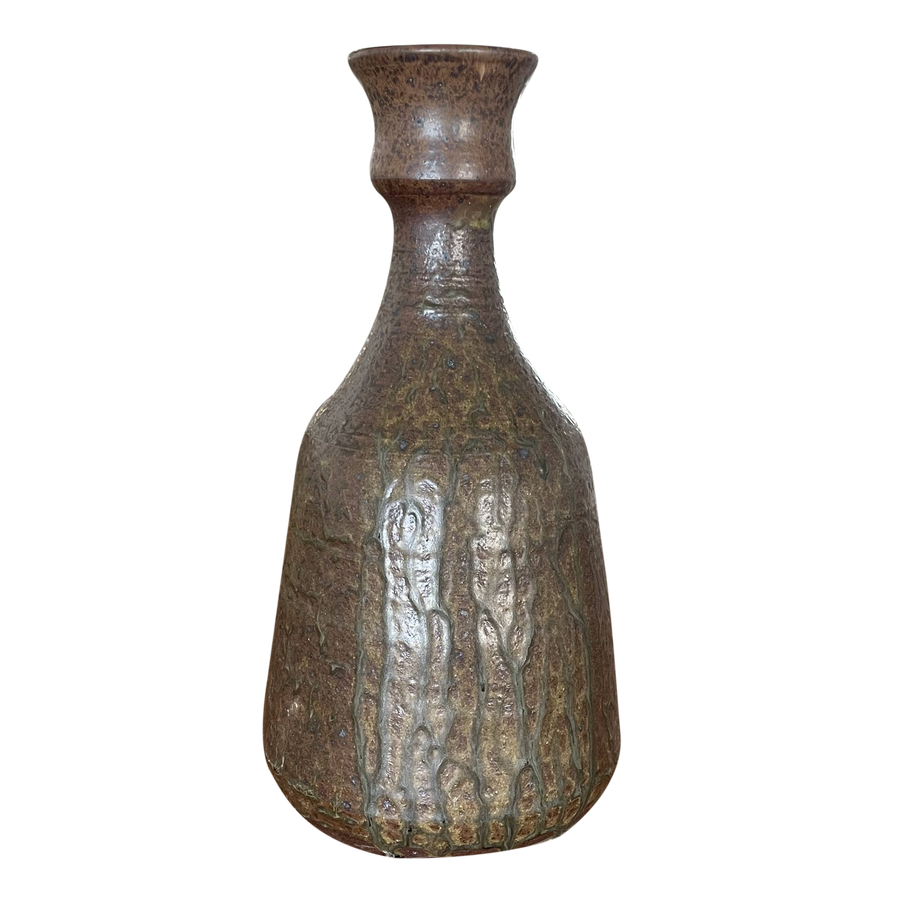Dark Glazed Studio Vase