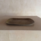 Brass Tray with Etched Faces