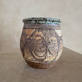 Carved Studio Ceramic Cup