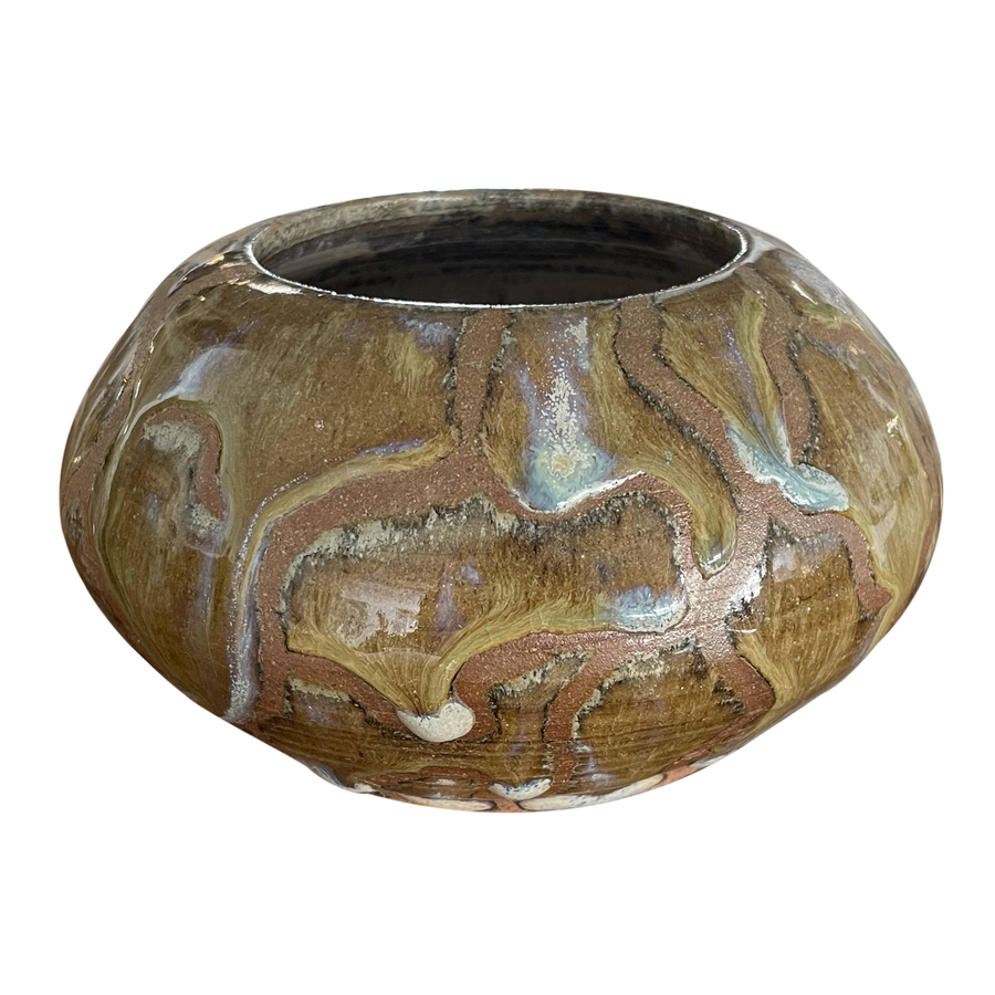 Small Round Glazed Ceramic