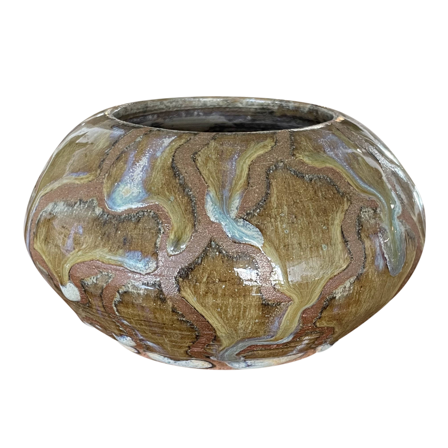Small Round Glazed Ceramic